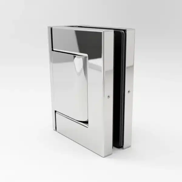 Casma Latus Glass to Wall Dummy Hinge with Offset Fixing Plate (CAS.4LLDS)