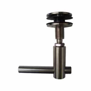 Modern One Way Wall to Glass Bracket