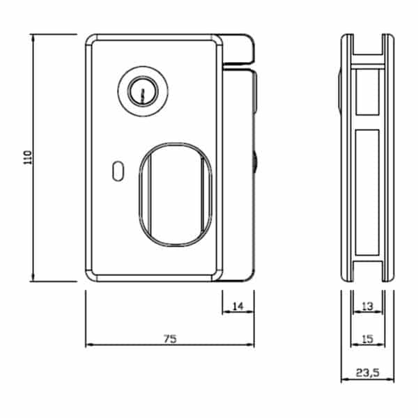 GFS T-Lock & Wall Keeper (FPL100...)