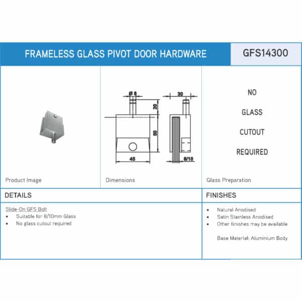 GFS Slide-On GFS Patch Bolt (GFS14300)