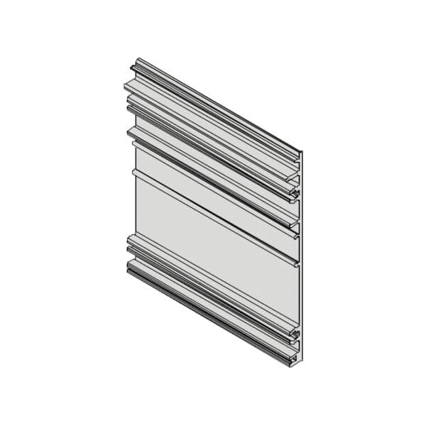 GEZE Perlan 100mm Clip Cover - Per Metre (GP100CC)