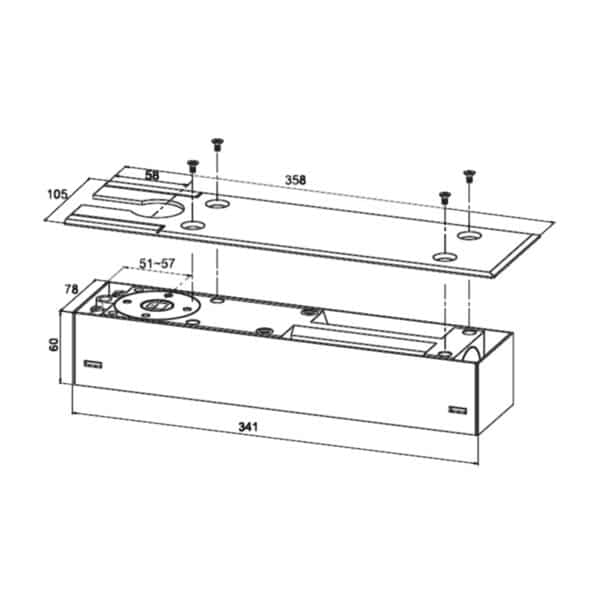 GCC Floor Spring - 300kg (GTS-800...)