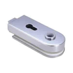 Modern Lever Lockset to Glass Sidelite