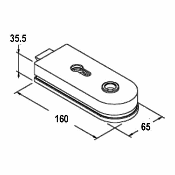 GCC Lever Lockset to Timber or Aluminium Jamb (LLJ-01/S2)