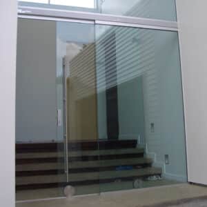 Modern Linear 153 Sliding Glass Door - Ceiling Mount Kit for One Door