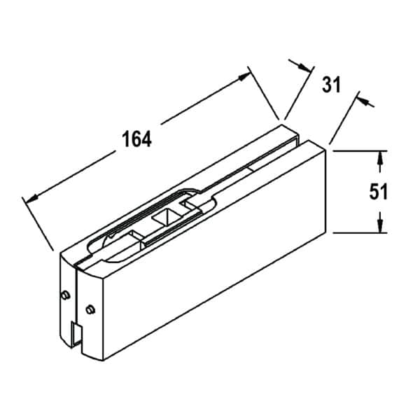Modern Offset Top Patch Fitting for COC (MP22-OS)