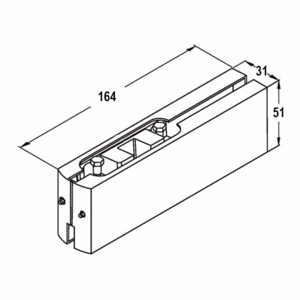 Modern Adjustable Top Patch Fitting for COC (MP22A)