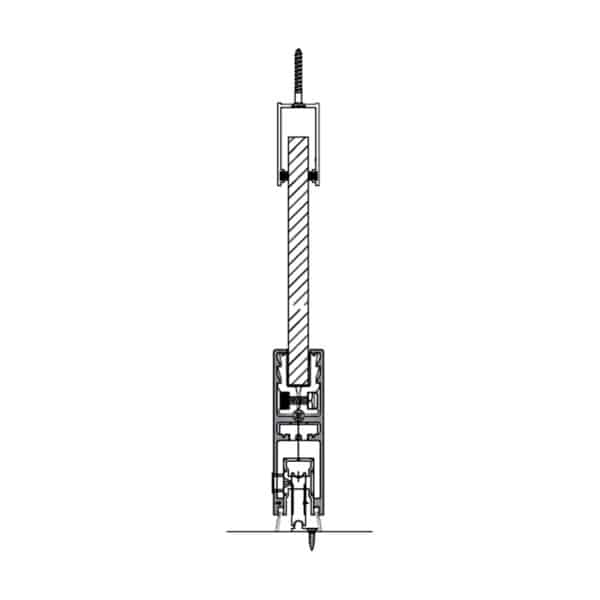 Modern MRS Ceiling Mount Kit for One Door (MRS...)
