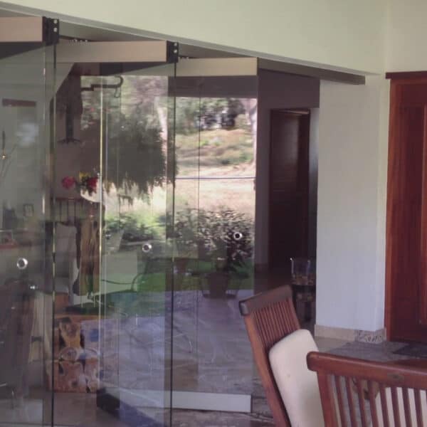 GCC Folding Glass Door System - Rail Type