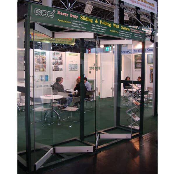 GCC Folding Glass Door System - Rail Type