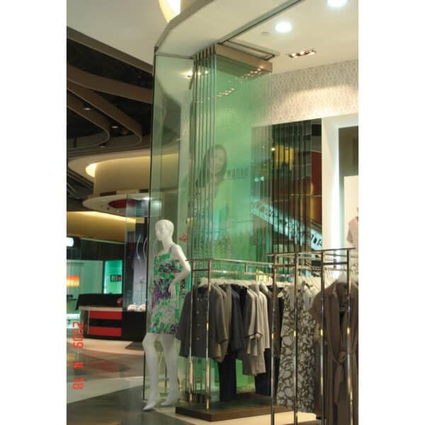 GCC Stacking Glass Door System - Rail Type