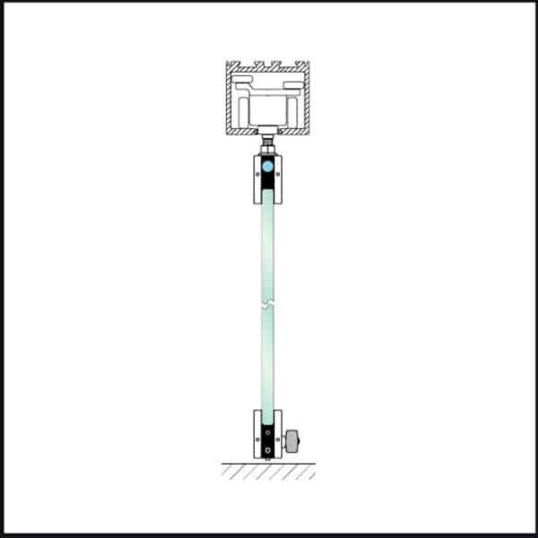 GCC Stacking Glass Door System - Patch Type