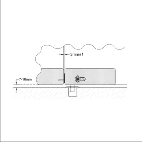 GCC Stacking Glass Door System - Patch Type