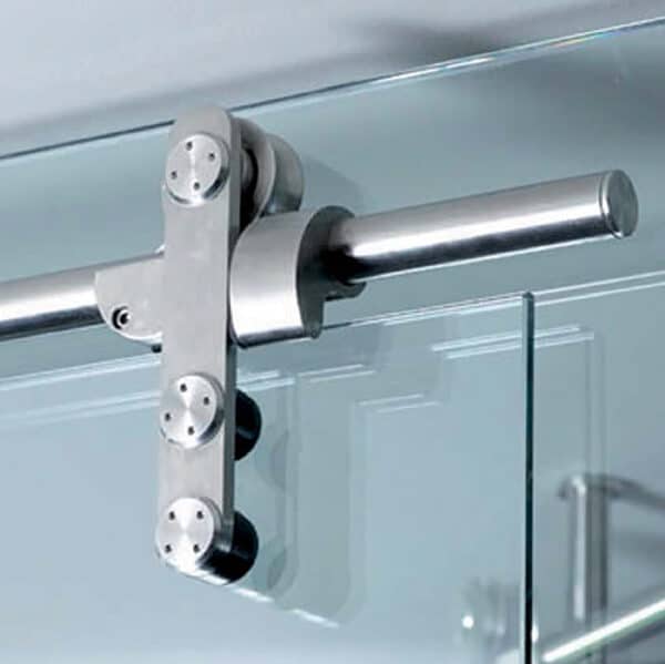 Sadev Strong Sliding Door - Glass Mount Kit for One Fixed & One Highlite Panel