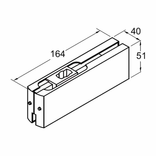 Juralco Heavy Duty Bottom Patch Fitting (XL10)
