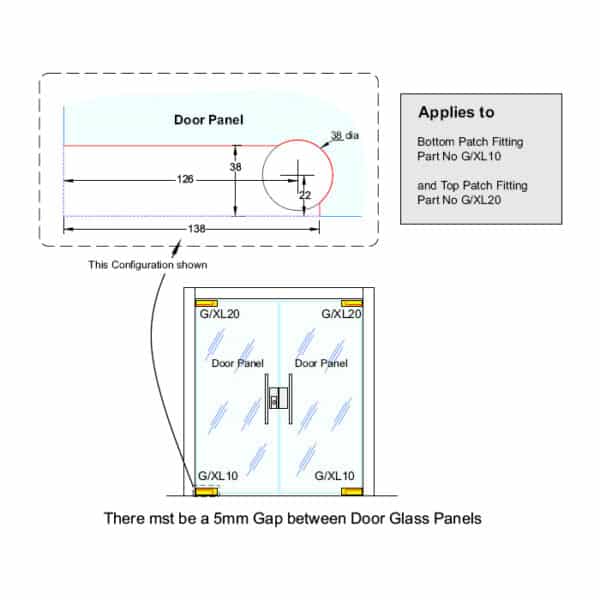 Juralco Heavy Duty Bottom Patch Fitting (XL10)