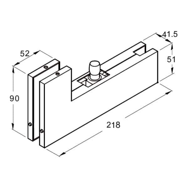 Juralco Heavy Duty Overpanel to Side Panel Patch Fitting