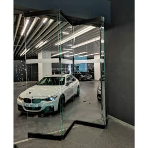 GCC Folding Glass Door System - Rail Type