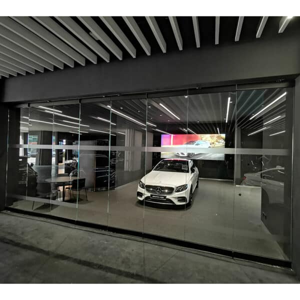 GCC Folding Glass Door System - Rail Type