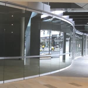 GCC Stacking Glass Door System - Rail Type