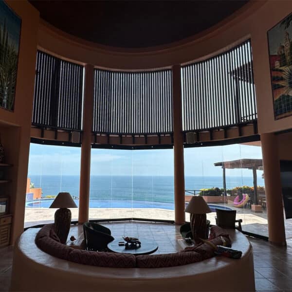 GCC Stacking Glass Door System - Rail Type