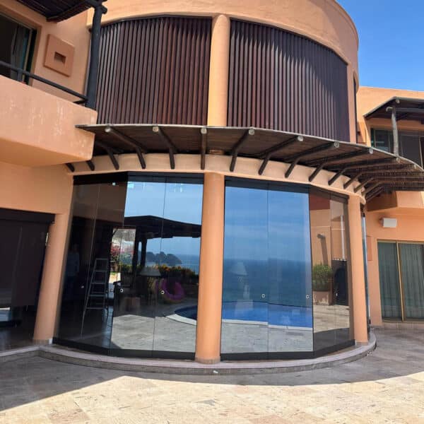 GCC Stacking Glass Door System - Rail Type