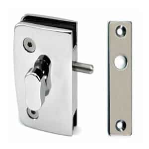 Elite Crest Swing Door Privacy Latch - Glass to Wall (IL700C)