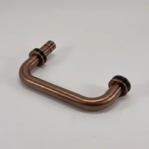 Modern D Shower Pull Handle with Knob & Button (M152K)