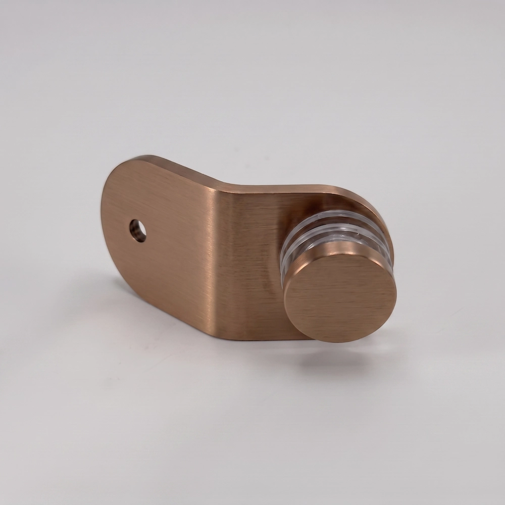 Modern 135° Round Glass to Wall Shower Bracket (MBR135/B)