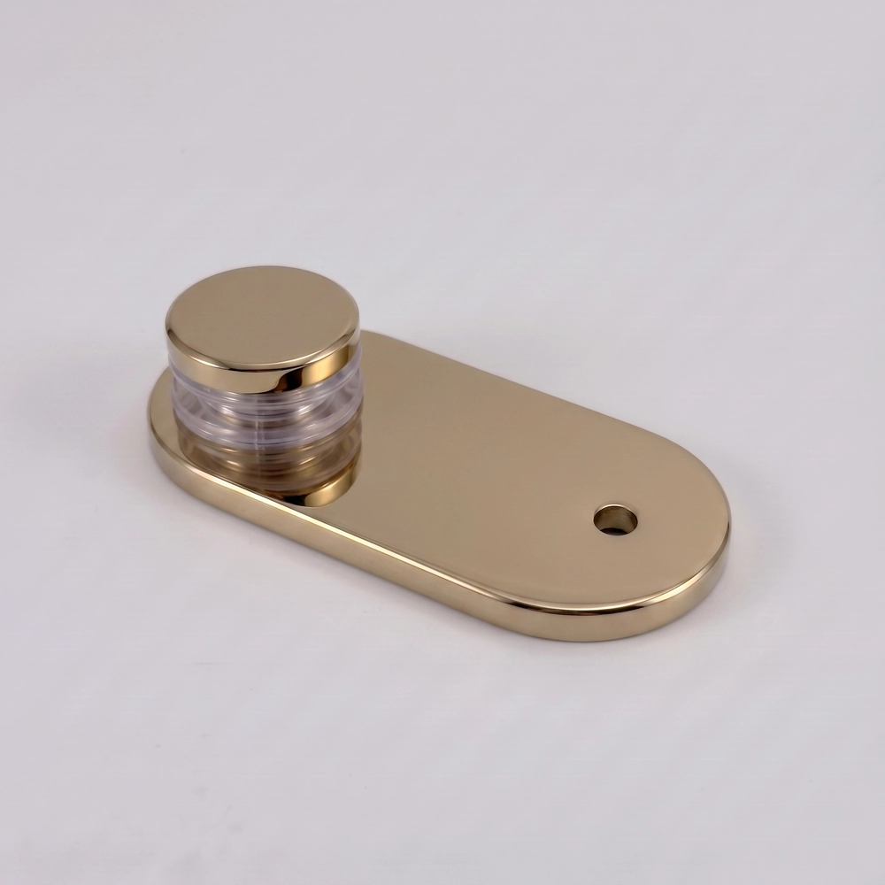 Modern 180° Round Glass to Wall Shower Bracket (MBR180/B)