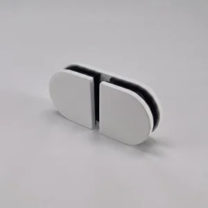 Modern 180° Round Glass to Glass Shower Bracket (MBR180D)