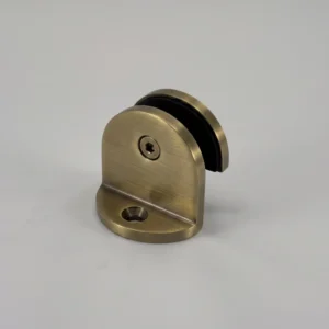Modern 90° Round Glass to Wall/Floor Shower Bracket (MBR90SFB)