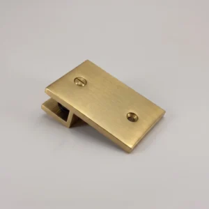 Modern 180° Square Glass to Nib Wall / Bath Shower Bracket for 10mm Glass (MBS10VL)