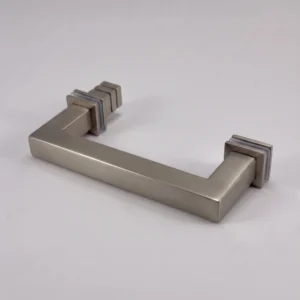 Modern Square Pull Handle with Knob & Button (MS152K)