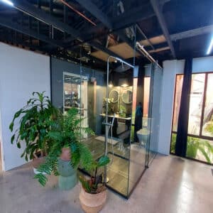 Modern Tube Slider - Glass Mount Kit for Two Fixed & One Highlite Panel (MTSG-2-...)