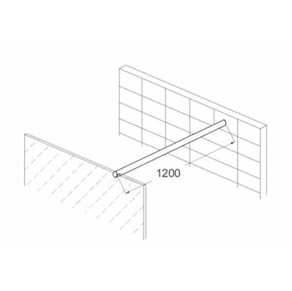 Elite Round Cut to Length Over Panel Bracing Bar (GWB1200.OPF)