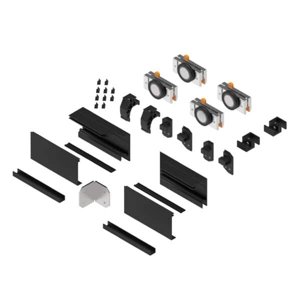 Saheco Vaho Angular 90° Sliding Shower Screen Hardware Kit (SV-X50 A90)