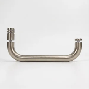 Modern/Elite Frameless Glass Towel Rail Handle with Knob & Button (TRK...)