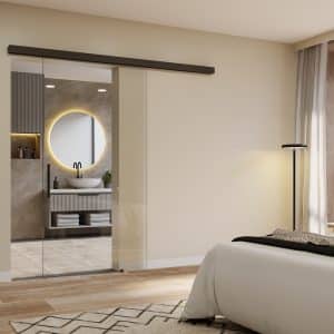 Saheco SV-Q110 BLOQ Glass Sliding Door Hardware Kit