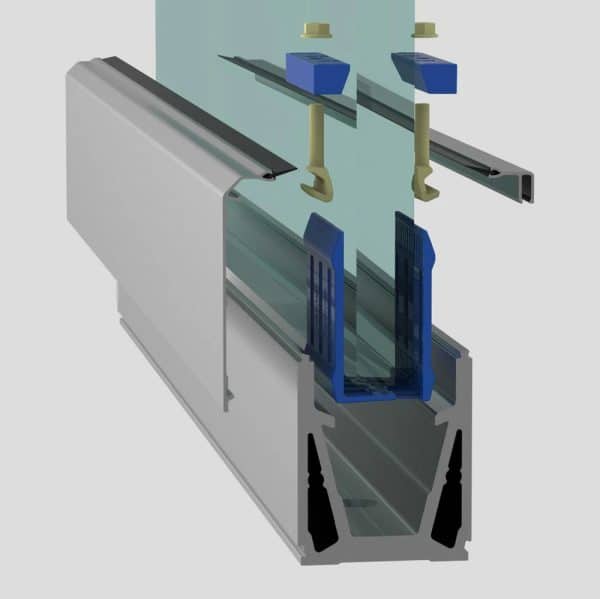 Mega-Grip Base Fix Balustrade Channel Kit