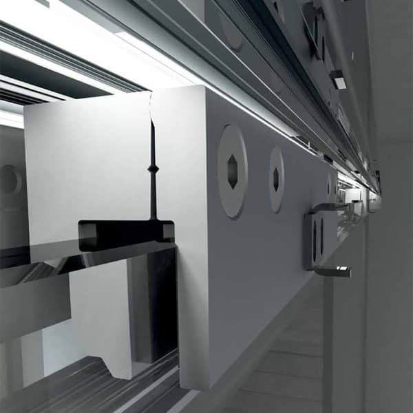 Casma MiniSlide Frameless Glass Sliding Door Hardware Kit