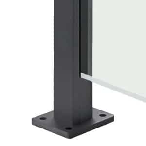 Atlas End Glass Post