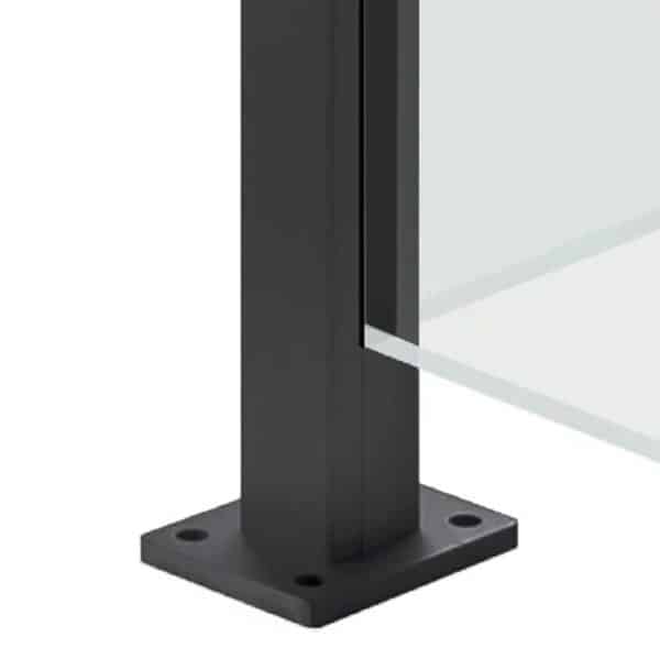 Atlas 90° Glass to Glass Internal Post