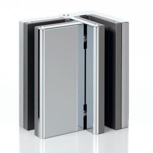 GFS Thiene Heavyweight 90° Glass to Glass Friction Fit Hinge
