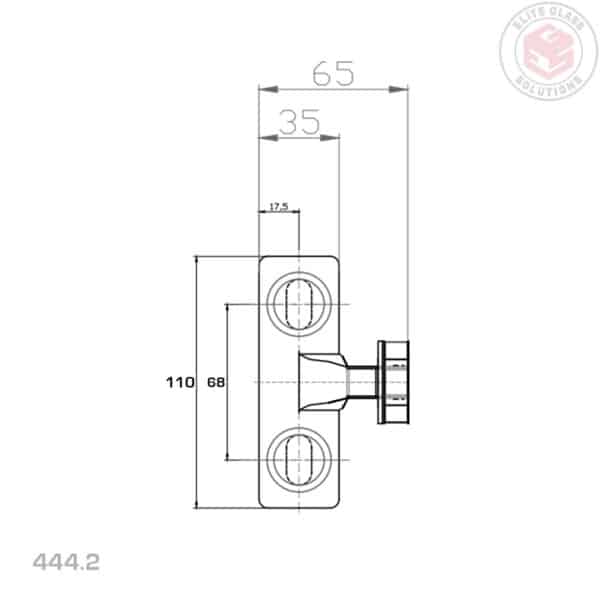 Elite 2-Way Light Duty Fin Fix Spider Fitting (444/2)