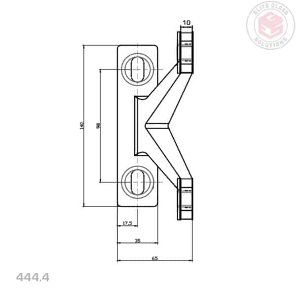 Elite 4-Way Light Duty Fin Fix Spider Fitting (444/4)