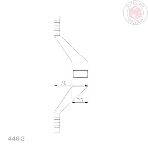 Elite 2-Way Heavy Duty Post Fix Spider Fitting (446/2)