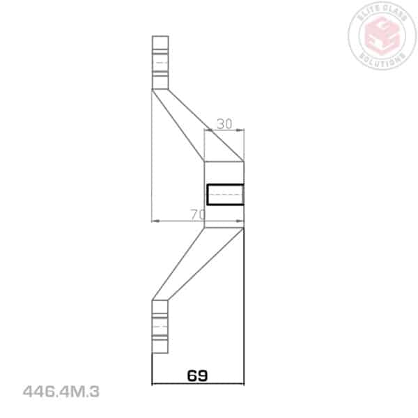 Elite 3-Way Heavy Duty Post Fix Spider Fitting (446/4/3)