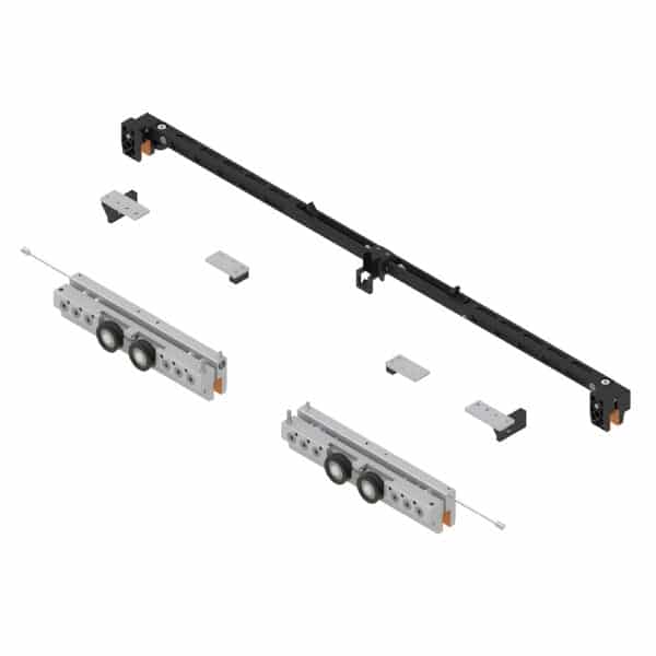 Saheco SV-X150 Frameless Glass Sliding Door Hardware Kit
