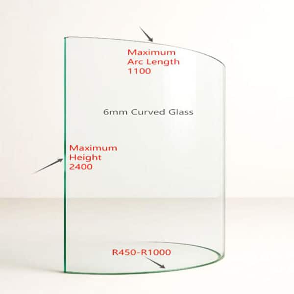 Cut to Size Curved Glass